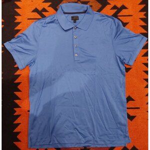 Banana Republic Cerulean Blue Dress Polo. Size Large